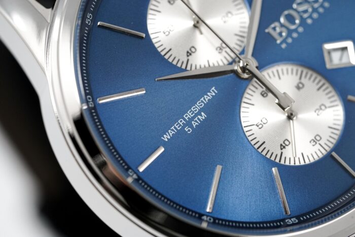 Hugo Boss Men's Watch Chronograph Blue Jet Leather - HB1513283 - Image 3